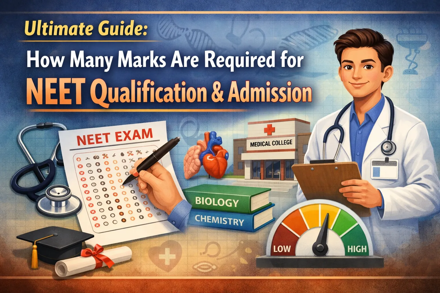 Ultimate Guide: How Many Marks Are Required for NEET Qualification & Admission